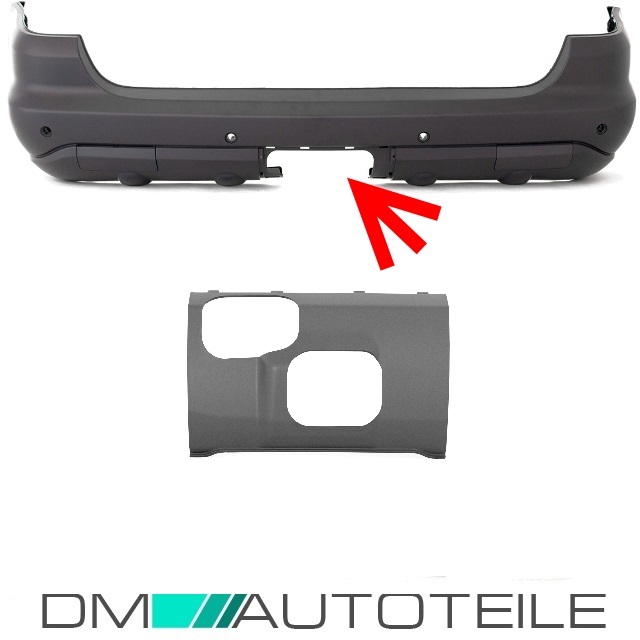 Mercedes ML W163 Stoßstange Hinten 01-05 Ohne PDC Für Anhängerkupplung – Tuning King